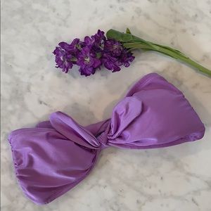 Lavender Bandeau bikini top